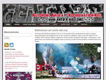Tablet Screenshot of antifa-kiel.org